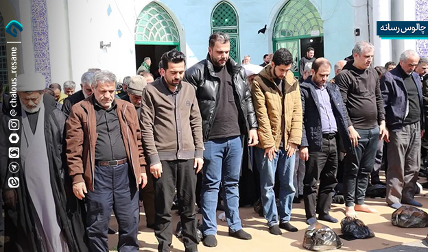 حضور حماسی مردم چالوس در نماز عبادی‌ سیاسی جمعه