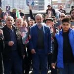 راهپیمایی حماسی مردم شهرستان چالوس بعداز نمازجمعه