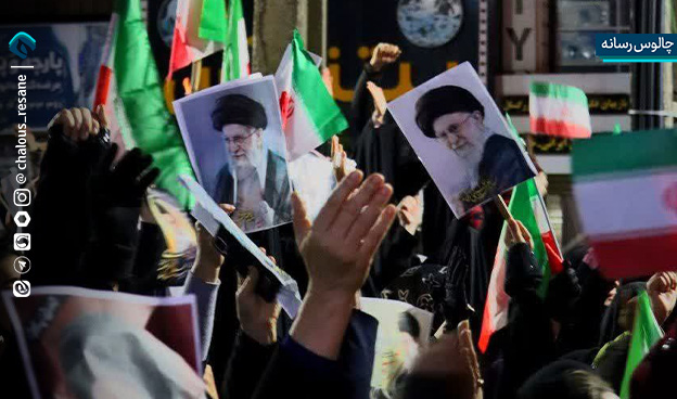 گزارش تصویری حضور مردم چالوس در شب چهارم