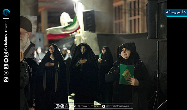 گزارش تصویری حماسه حضور مردم چالوس در شب های ایستادگی‌‌