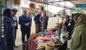 بازدید فرماندار از بازارچه صنایع دستی شهرستان چالوس