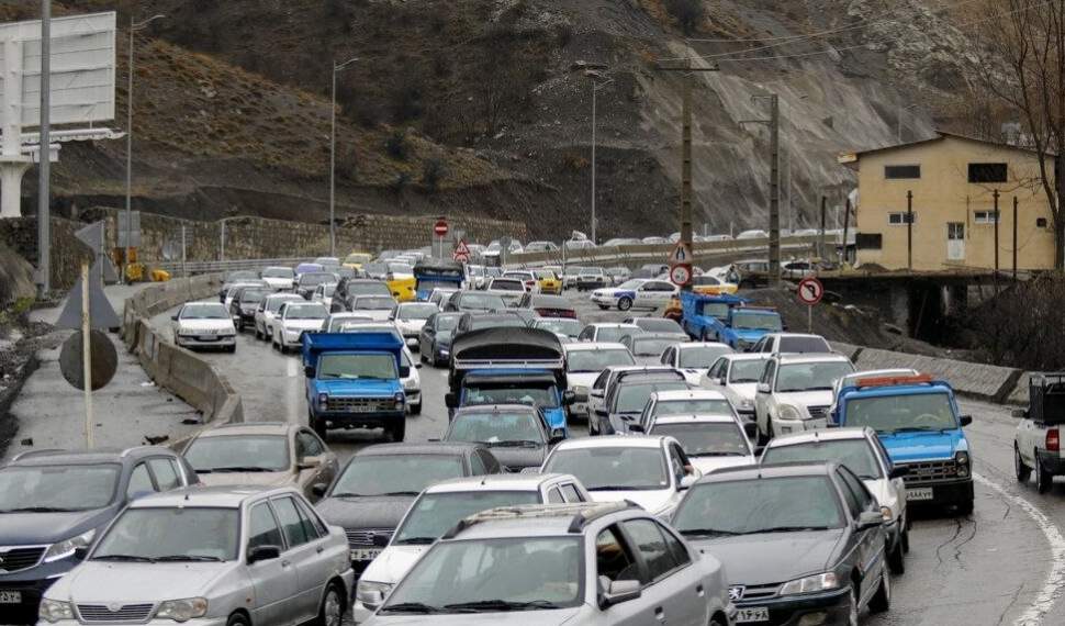 ترافیک سنگین در تمام جاده‌های مازندران