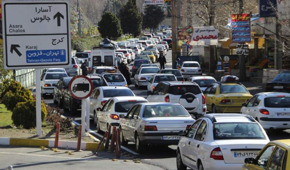 افزایش ۶ درصد تردد نوروزی خودروها در محورهای مازندران