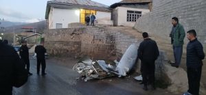 بقایای درگیری دیشب در آسمان کلاردشت