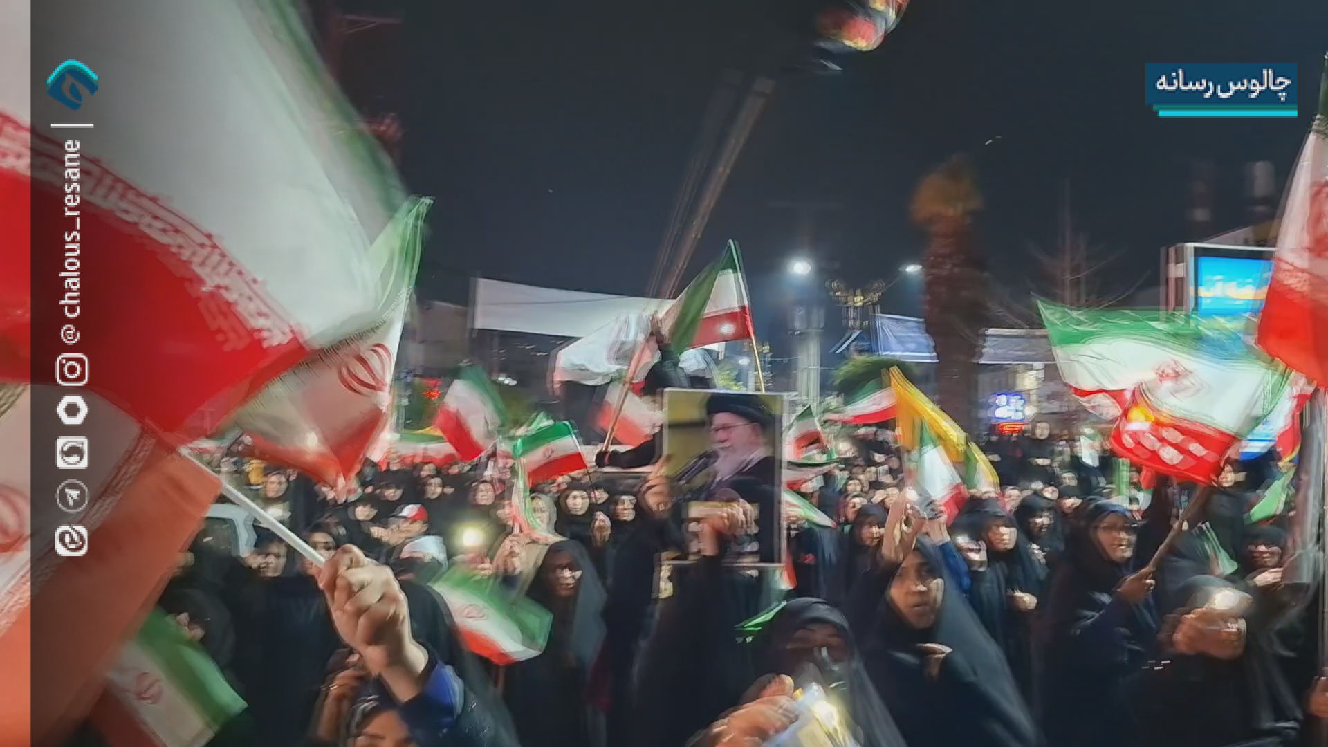 حماسه «قدمگاه» در دهمین سالگرد «شهید مدافع حرم حسین بواس» / طنین لبیک مردم چالوس در شبهای مقاومت