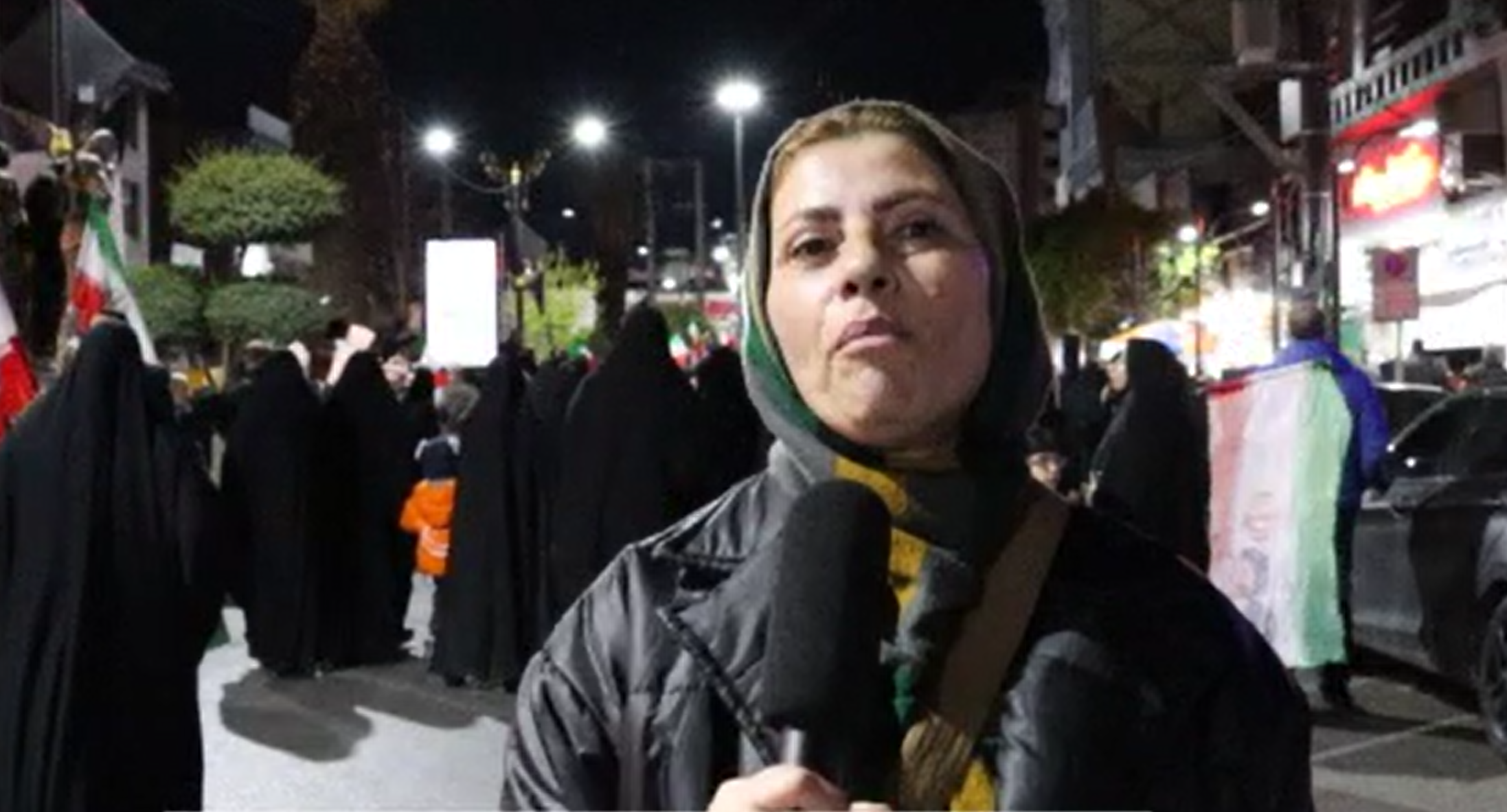 سخن از حضور؛ صحبت های یک شیرزن چالوسی در اجتماع مردمی ایستادگی و مقاومت شهرستان چالوس