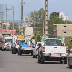 طنین خدمت در جاده‌های چالوس؛ رژه خودرویی کارگران و بسیجیان در چالوس